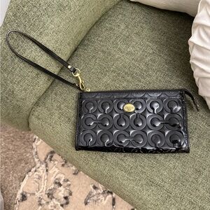 Coach Black Quilted Leather Wallet
